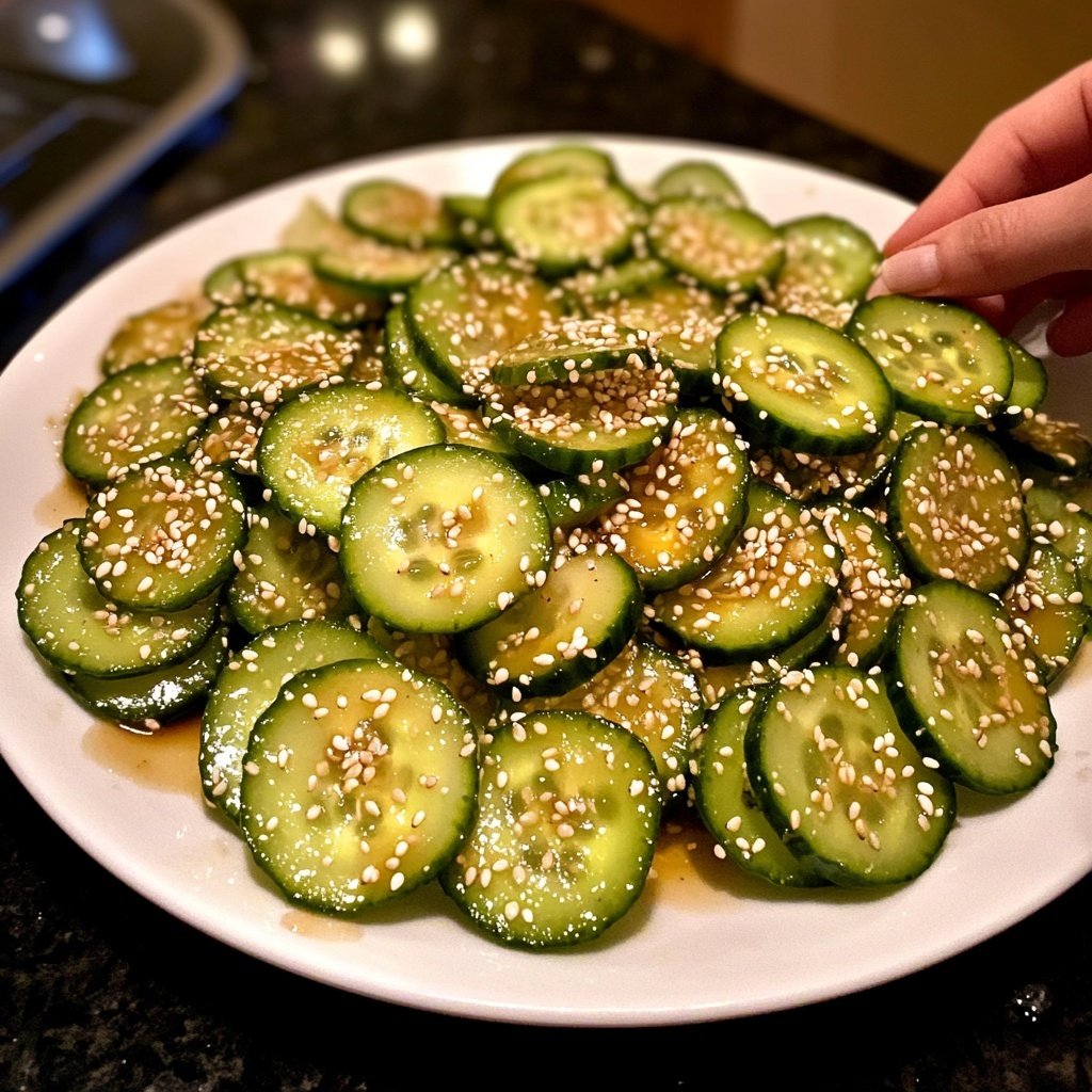 Easy Asian Cucumber Salad