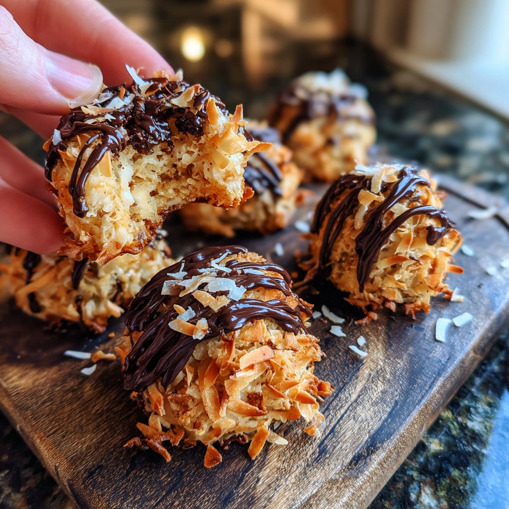 Chocolate Coconut Almond Crunch Bites
