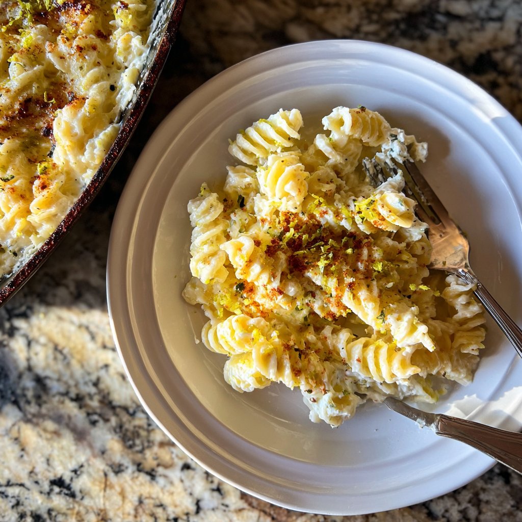 Baked Ricotta Lemon Pasta