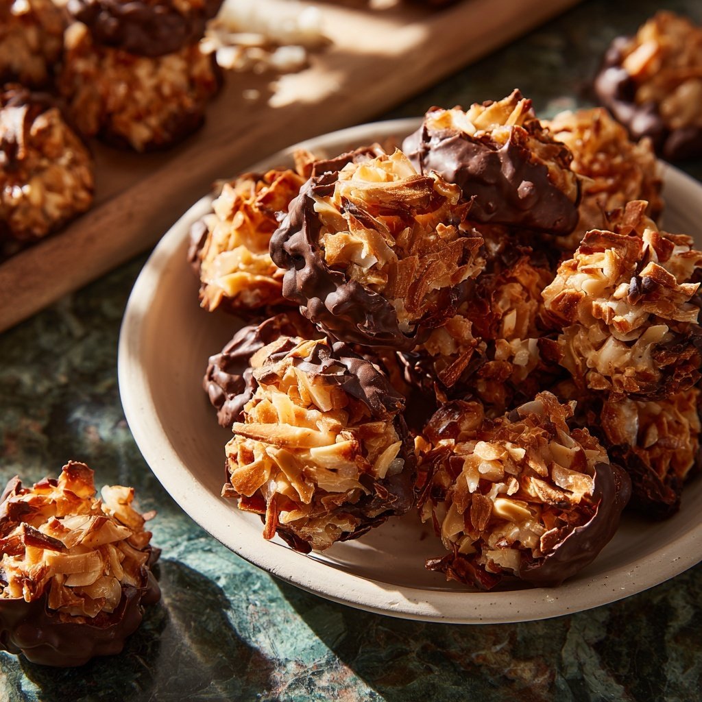 Chocolate Coconut Peanut Clusters