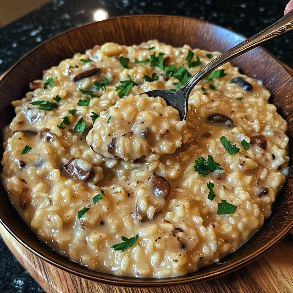Romantic Mushroom Risotto