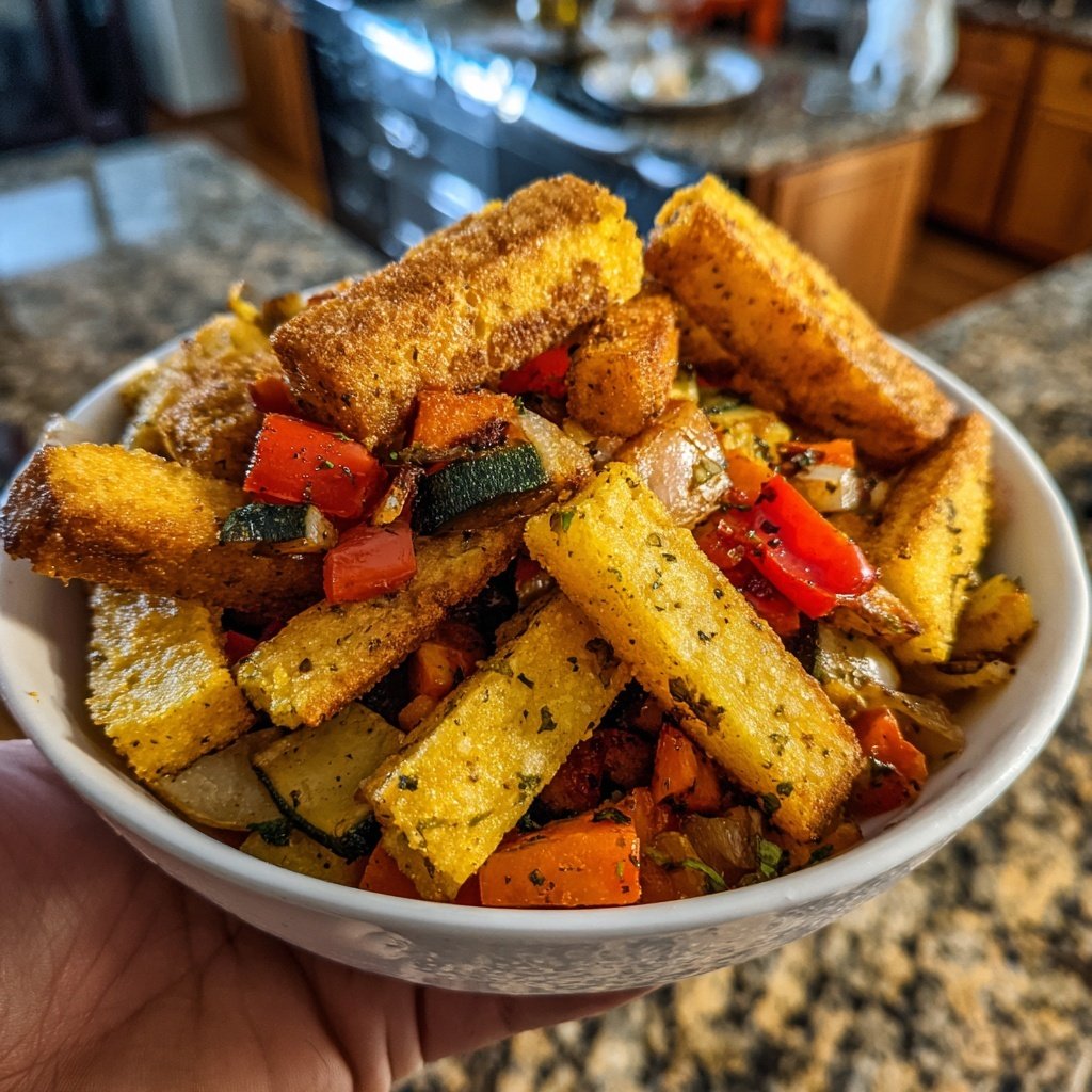 Crispy Polenta Veggie Fries