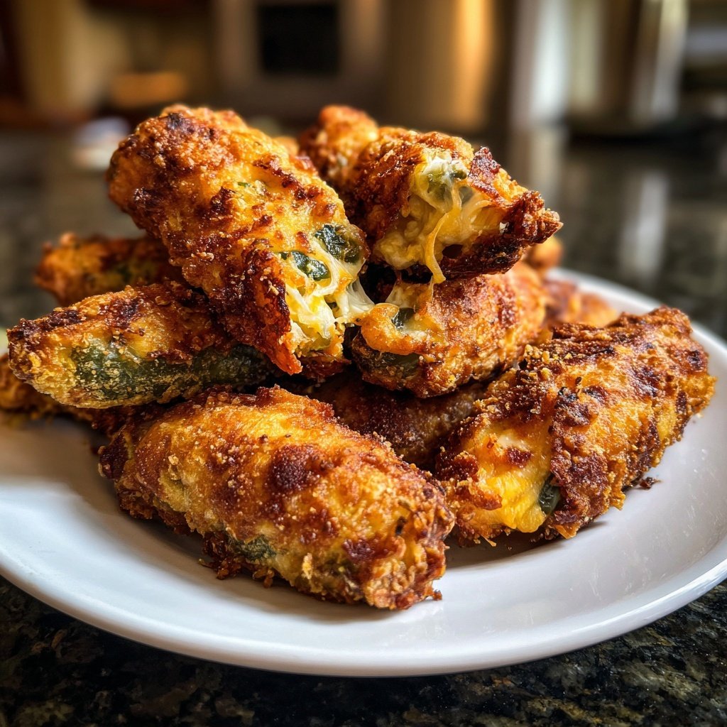 Jalapeno Poppers with Smoked Cheese