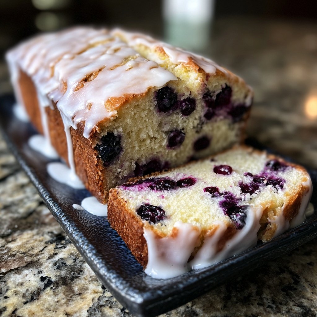 Baking & Desserts Lemon Blueberry Loaf Cake