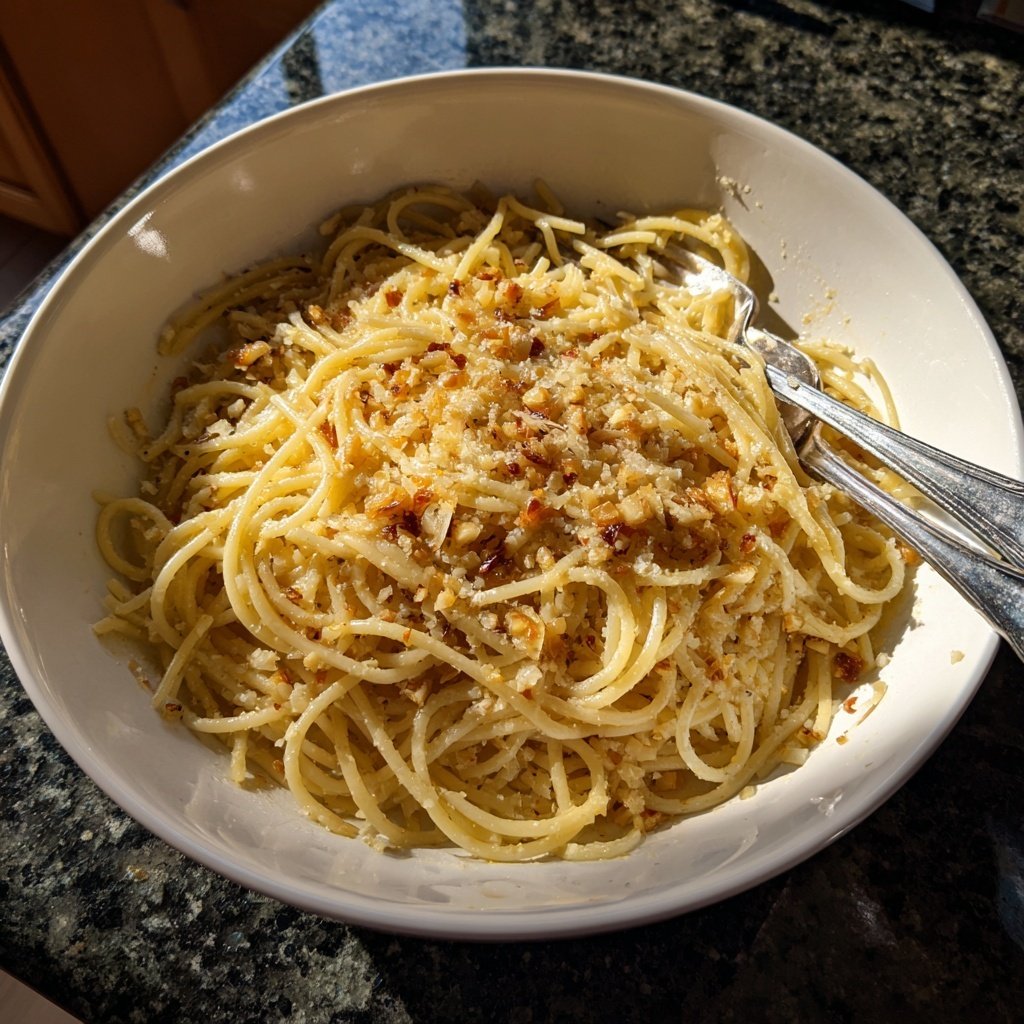 Quick & Easy 15-Minute Garlic Pasta