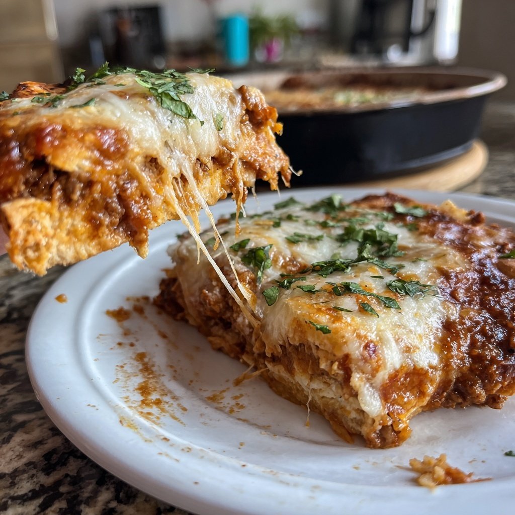 Ground Beef Enchilada Bake