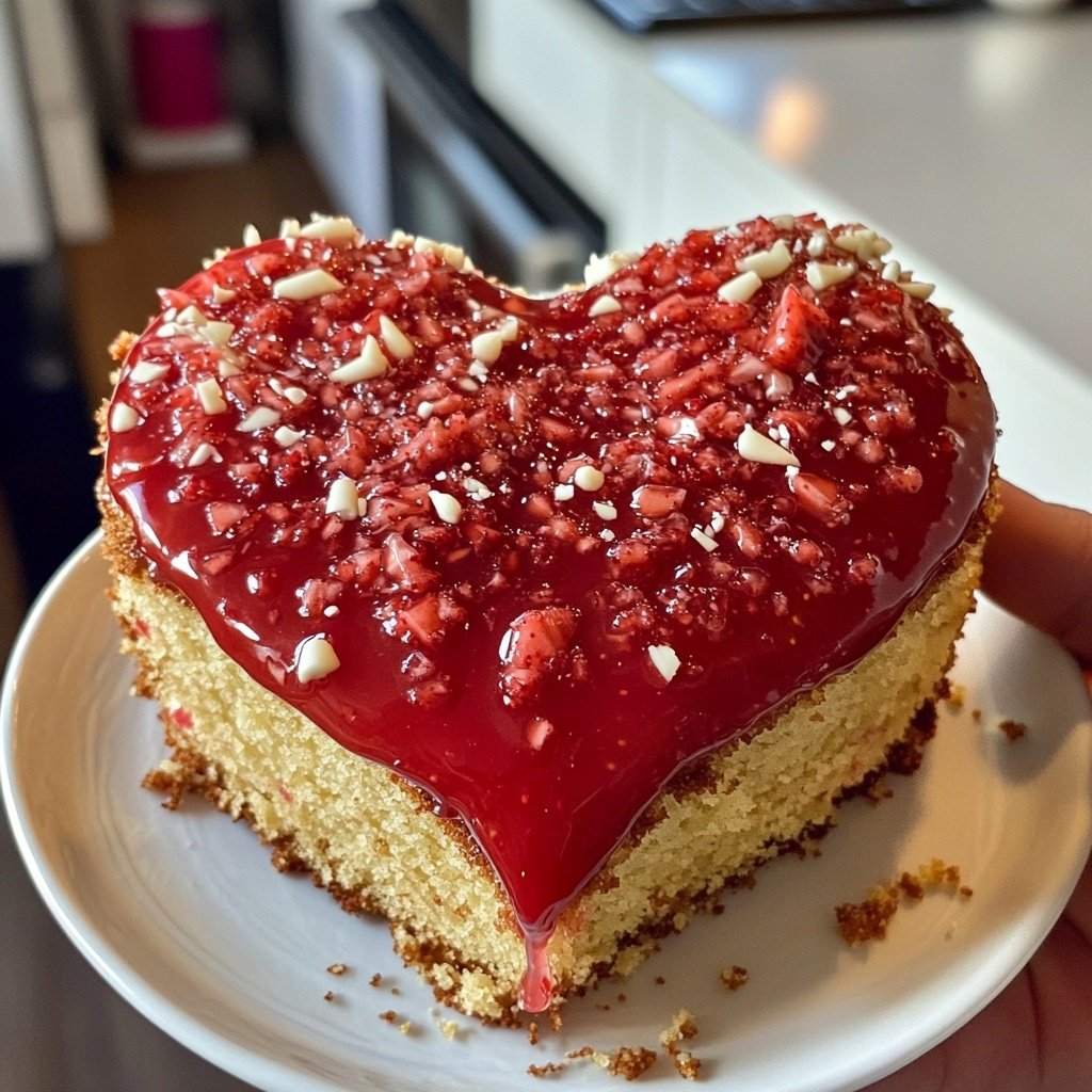 Mini Heart Cake for Valentines