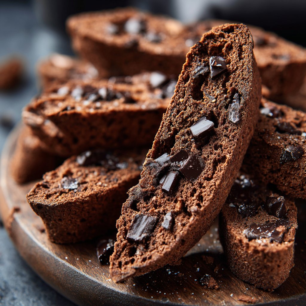 Chocolate Almond Biscotti