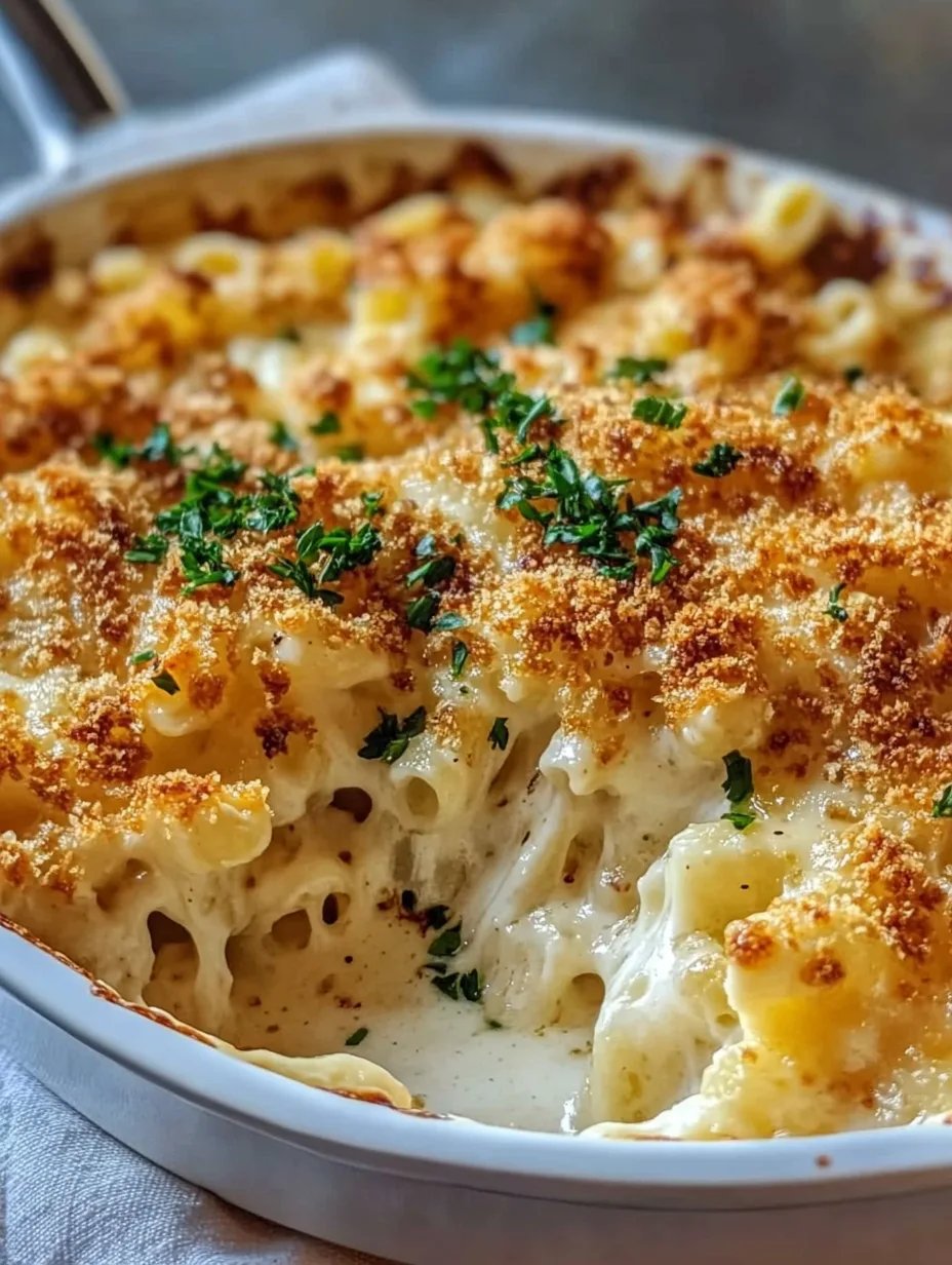 Garlic Parmesan Mac Cheese
