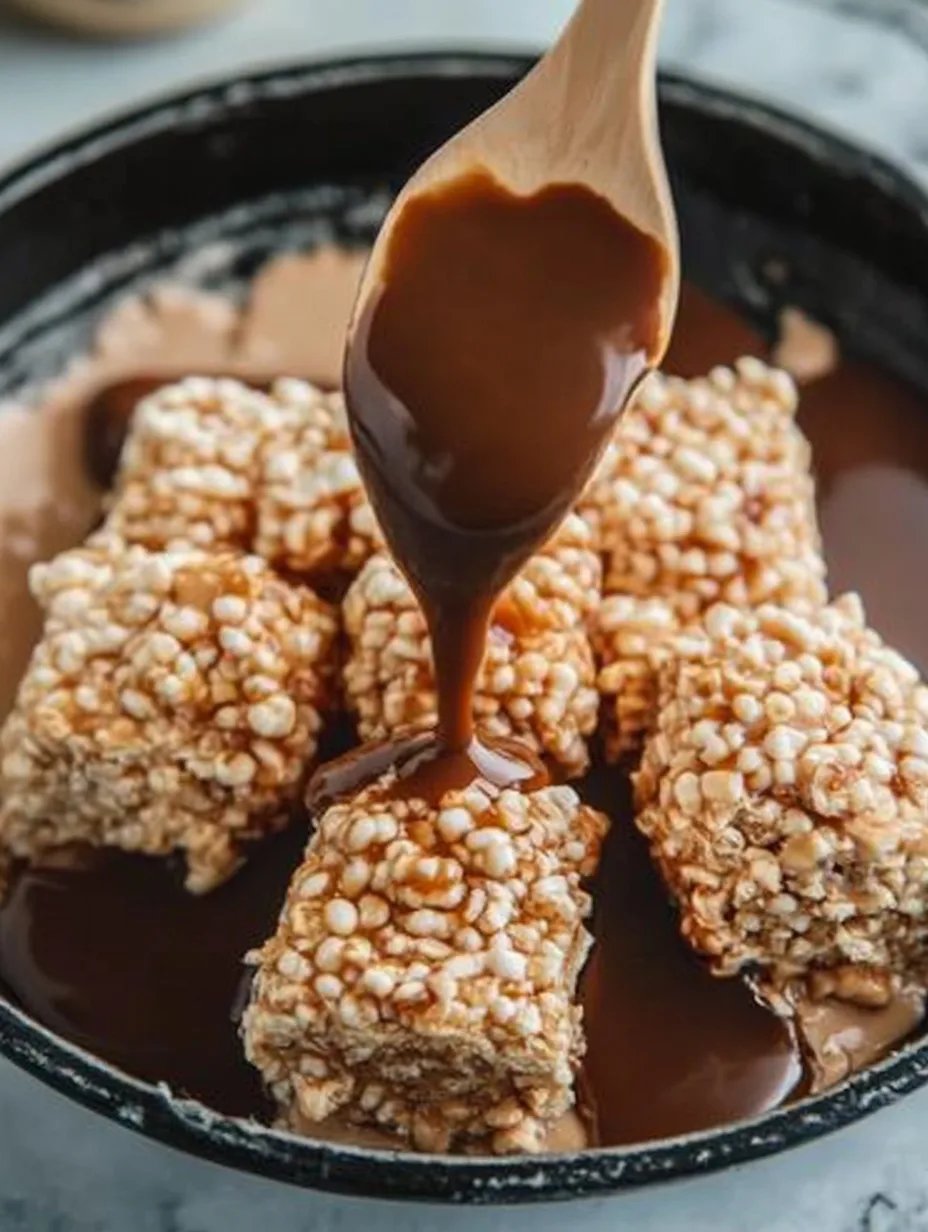 Salted Caramel Rice Krispie Treats