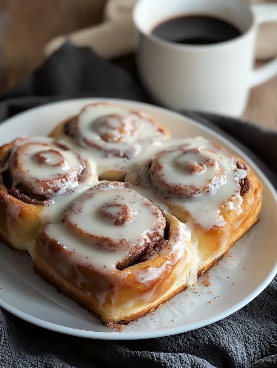 Fluffy Cinnamon Rolls with Creamy Glaze