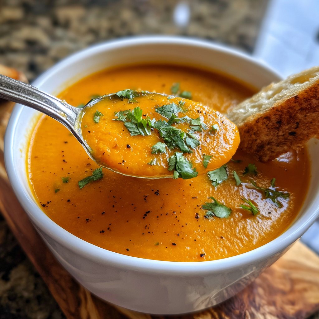 Creamy Carrot Ginger Soup