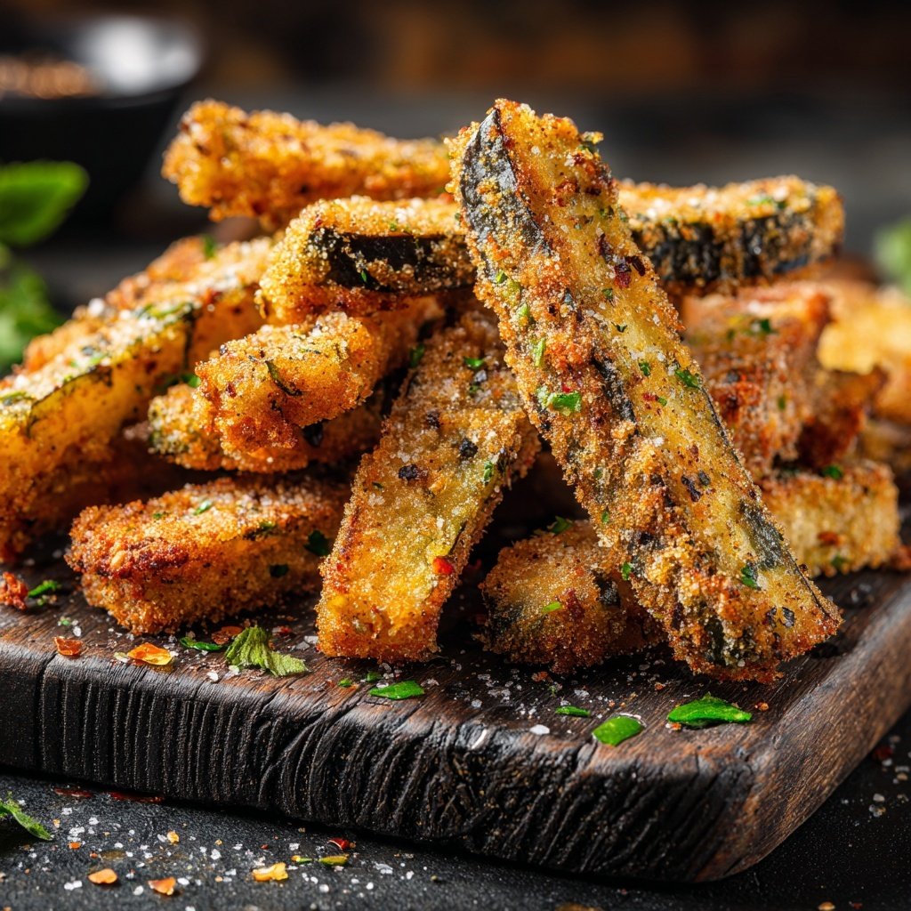Crispy Eggplant Veggie Fries