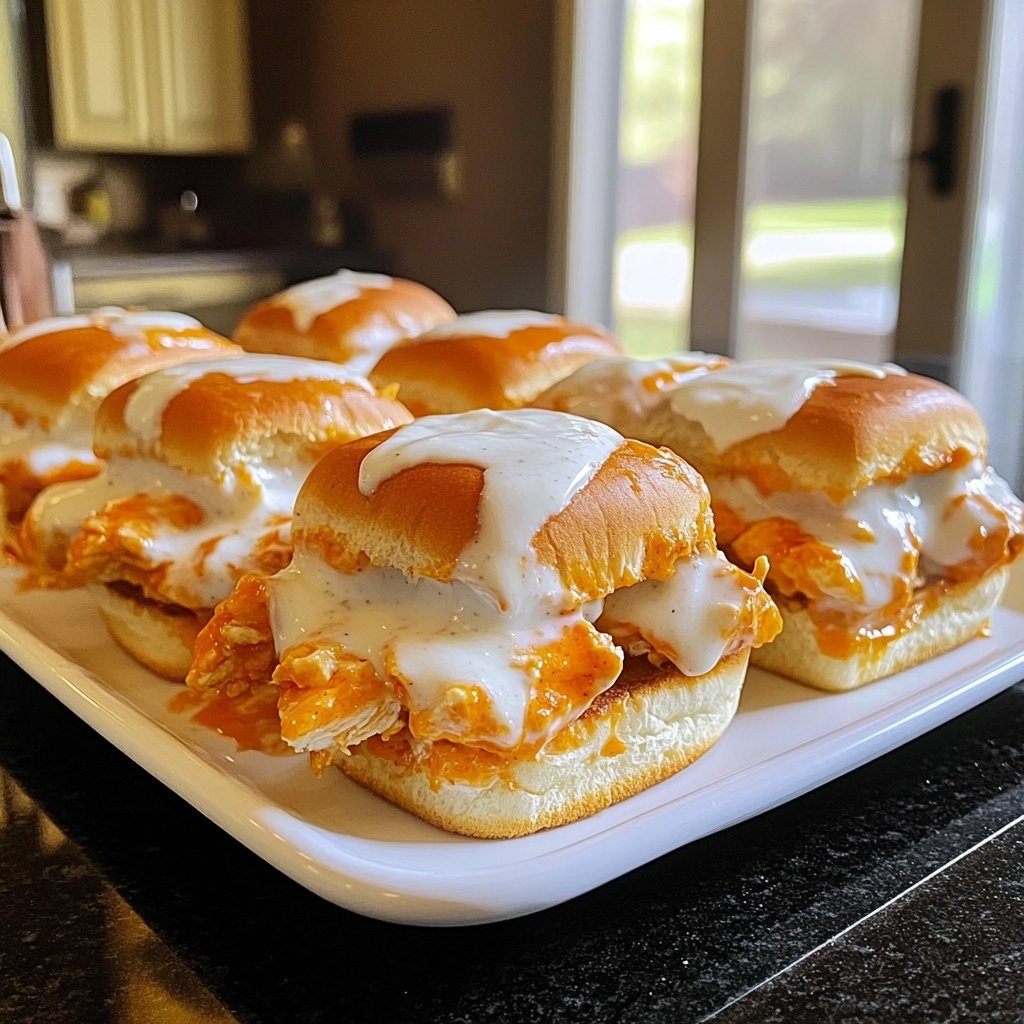 Buffalo Chicken Sliders