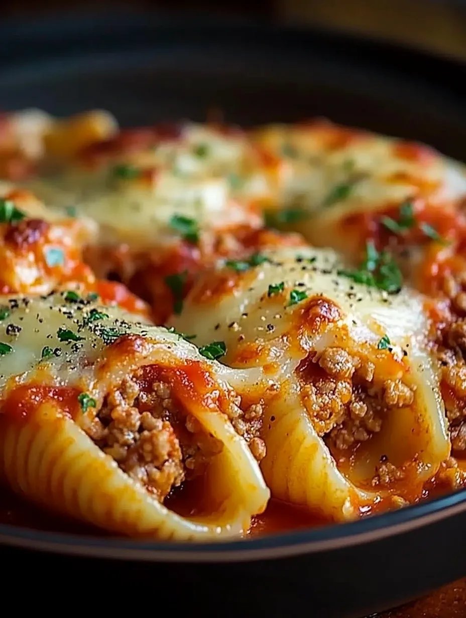 Stuffed Shells With Ground Beef