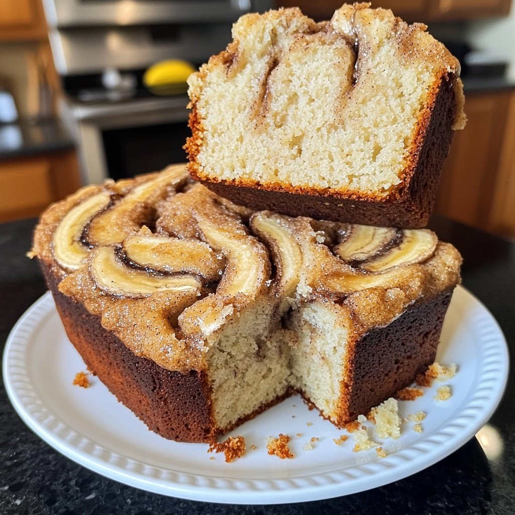 Homemade Cinnamon Swirl Banana Bread – Perfect for Brunch!